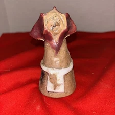 VTG GILL TILLEY ELDER CANDLE SNUFFER POTTERY WALES 1970s CLAY POTTERY Old Women