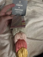 Caron X Pantone Bamboo 60 Acrylic 20 Nylon 20 Viscose Yarn NEW Hopeful