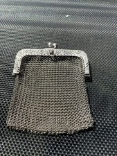Porte monnaie de dame ancien en côte maille  Argent