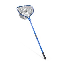 UMT 5-Foot Telescopic Fishing Net Landing Gear Heavy-Duty, 10inch Silicone Mesh