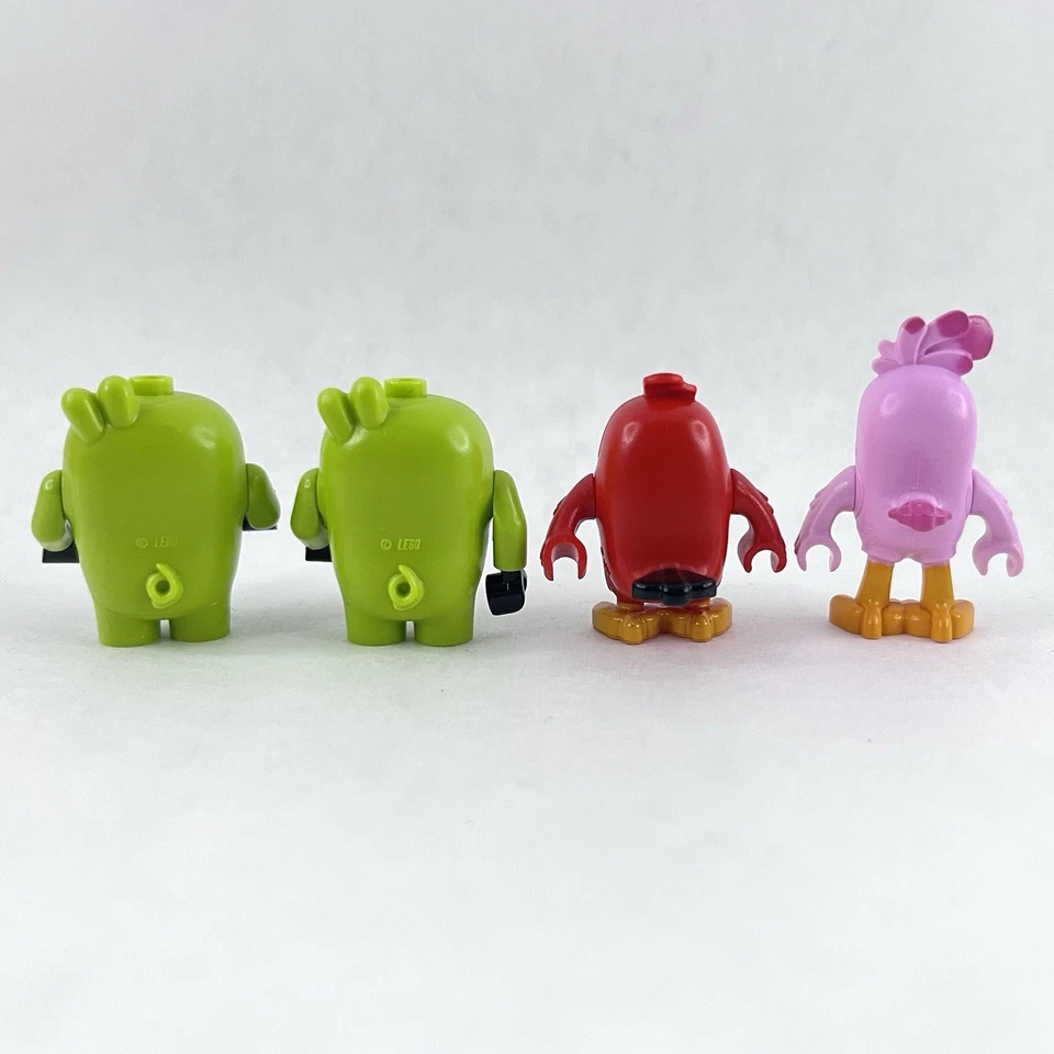 Lego The Angry Birds Movie X4 Minifigures Pig City Teardown Stella Red Piggy 1 2 - Image 2 of 3