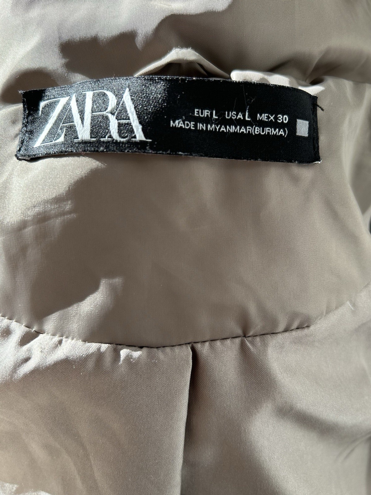 Zara Wind proof Waterproof Feather And Down Coat L image 3