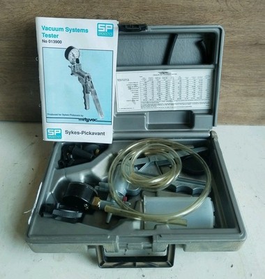 Vakuum System Tester Kit USA von Sykes-pickvant 013900 - Vintage Metall K2D2/15