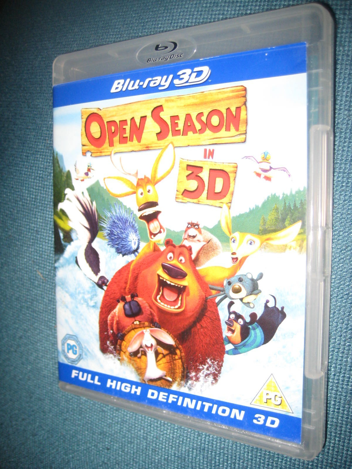 OPEN SEASON 3D BLU RAY MINT DISC FREE P&P