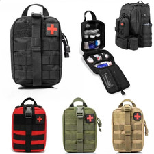 Tactical First Aid Kit Medical Molle Rip Away EMT IFAK Survival Pouch Bag