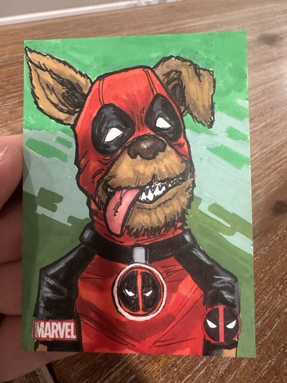 Deadpool Chrome DogPool Sketch
