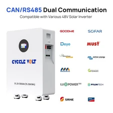 48V 300Ah LiFePO4 Battery 15.36KWh Solar Home Energy Storage - 3 Years Warranty