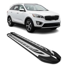 Trittbretter Seitenschweller Seitenbretter für Kia Sorento 2014-2020 Alu Schwarz