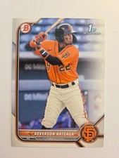 2022 Bowman Paper Prospect 1st Bowman Aeverson Arteaga #BP-82 Giants G17