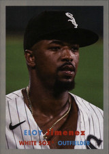 2021 Topps Archives - 1957 Topps Eloy Jimenez Chicago White Sox #35 Silver /99
