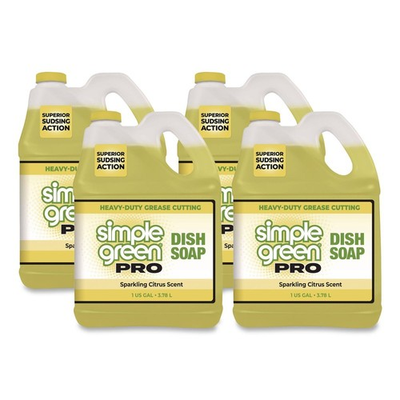 #ad Simple Green 4101128 1 gal Pro Dish Soap Sparkling Citrus Scent 4 Carton New $71.81