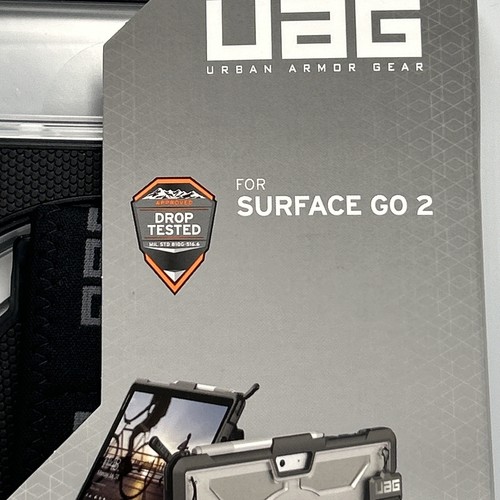 Urban Armor Gear UAG PLASMA CASE SURFACE GO 2 - BLACK/SILVA (Sealed) - Picture 4 of 9