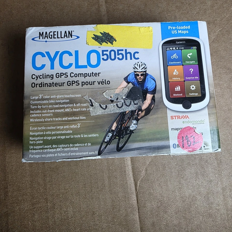 Magellan Cyclo 505hc Cycling GPS Computer Heart Rate & Cadence Sensors Sealed - Image 3 of 4