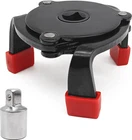 Llave universal para filtro de aceite de 3 mordazas ajustable