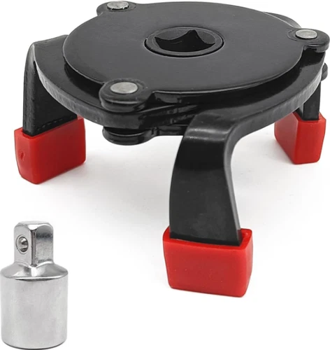 Llave universal para filtro de aceite de 3 mordazas ajustable