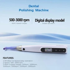 Portable Dental Cordless Hygiene Prophy Teeth Polishing Handpiece + 2 Angles
