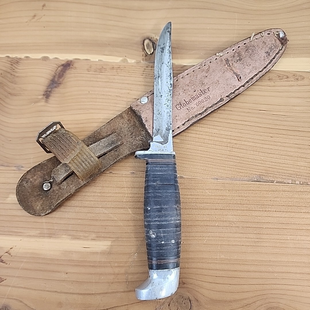 Vintage CASE XX 3 FINN SSP Fixed Blade Hunting Knife 1981 With