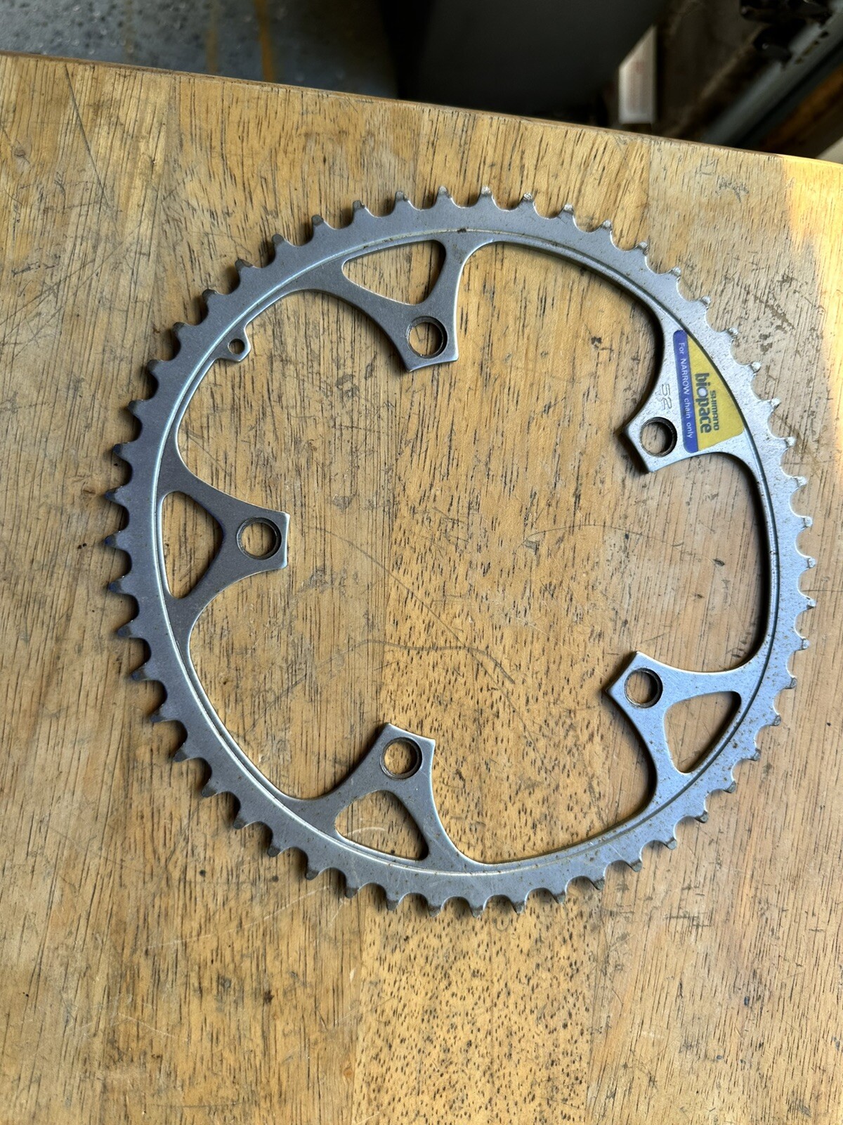 Shimano Biopace 52t Road Bike Touring Chainring Narrow Chain Fab!