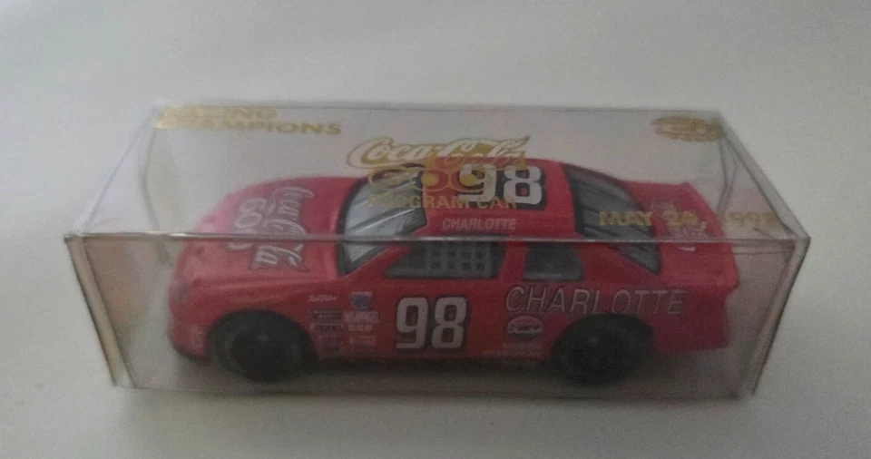 Racing Champions Coca‑Cola 600 #98 Program Car Charlotte 1998 Diecast 1:64 - Image 2 of 4