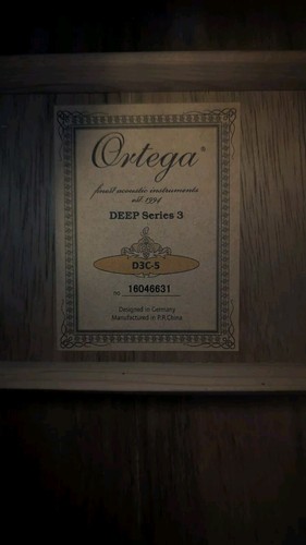 Akustik-Bass, 5-Saiter, Ortega D3C-5, DEEP Series 3 - Bild 4 von 7