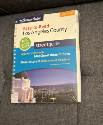 The Thomas Guide Easy-To-Read Los Angeles County Streetguide ...