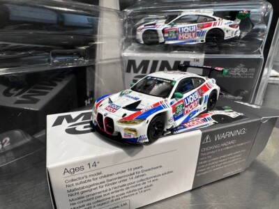 MINIGT1:64 is suitable for BMW M4 IMSA#96 simulation alloy car model. US stock