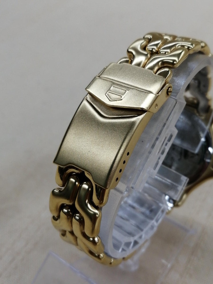 TAG Heuer S/el S94.713M Stainless Steel Date Gold White