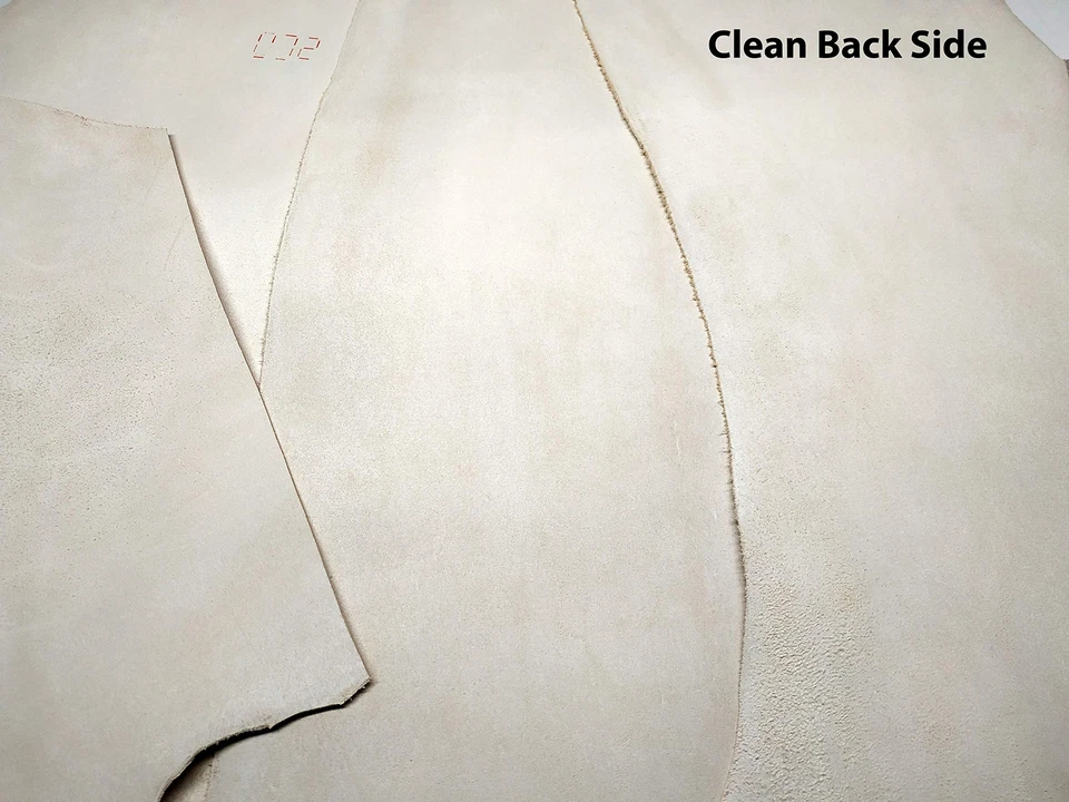 - Veg Tan Leather Pieces 3-4 Sq Feet - 1 LB large pieces and medium scraps | ... - Image 2 of 4