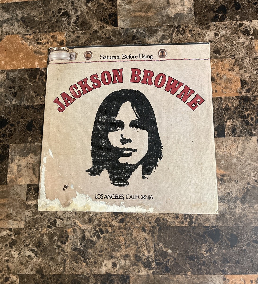 Jackson Browne - Saturate Before Using LP Vinyl Record 1972 Asylum