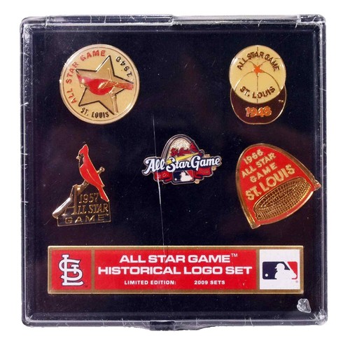 St. Louis Cardinals Busch 3 Pin Set Of All 3 Stadiums Including 