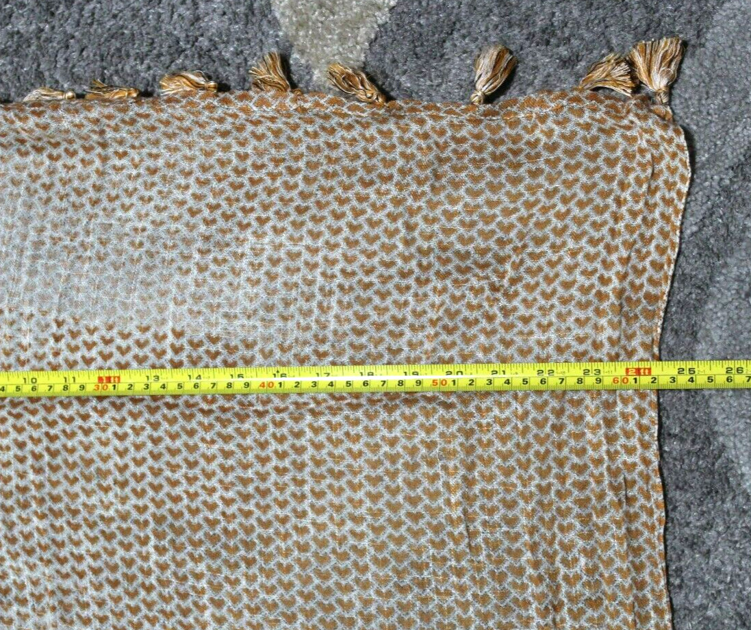 Lightweight Accent Neck Scarf Rectangle Heart Sha… - image 9