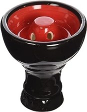 NUEVO NEGRO ROJO Vortex Cachimba Cuenco Cabeza de Cachimba Carbón Accesorios para Fumar Pipas
