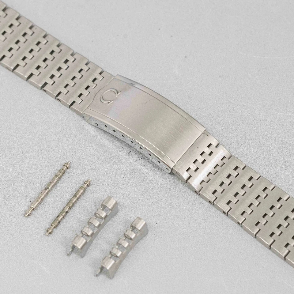 No Tariffs *NEAR MINT w/672 End Link* Vintage OMEGA 1193 18mm Men Watch Bracelet - Image 2 of 4