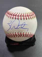 Logan Warmoth OML autographed baseball, game used.