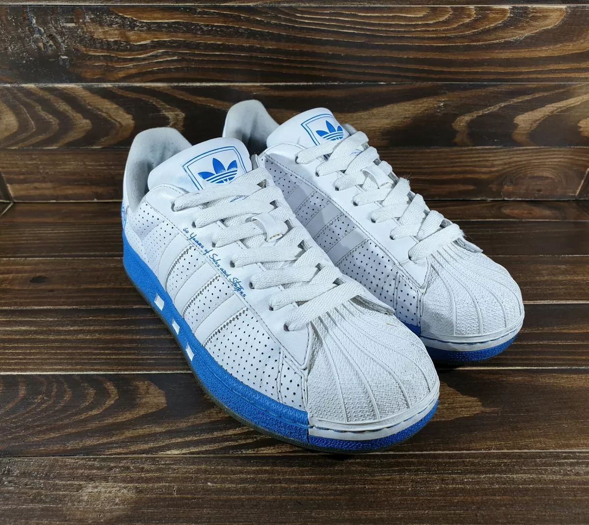 Amado desencadenar diferente Adidas Superstar II &#034;60 Years of Soles and Stripes&#034; Sneackers  US9.5/9/43 Mag | eBay