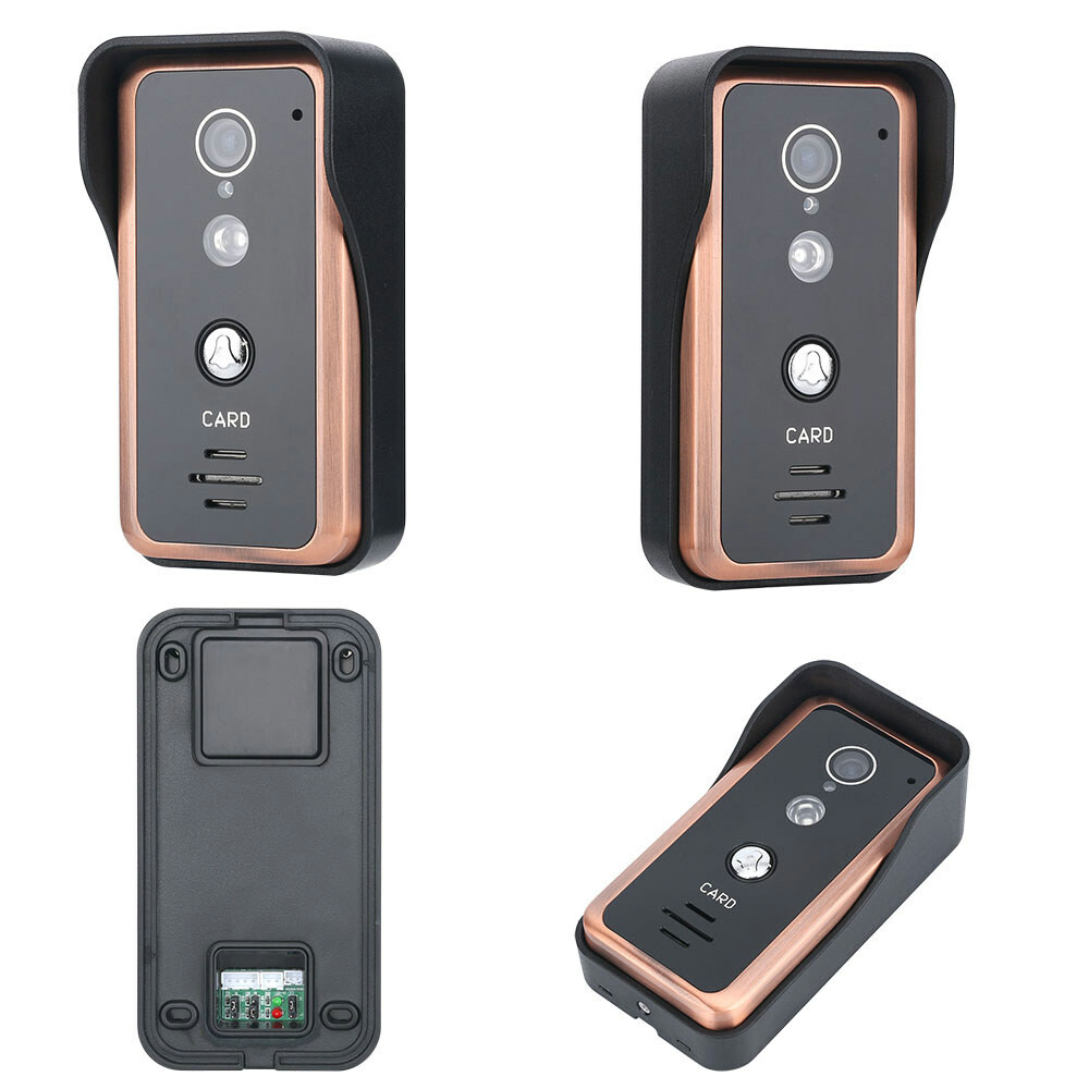 7inch Wired Video Door Phone Video Intercom Doorbell System+Electronic Door Lock — image 7