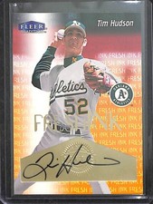 2000 Fleer Tradition Fresh Ink Autograph Tim Hudson