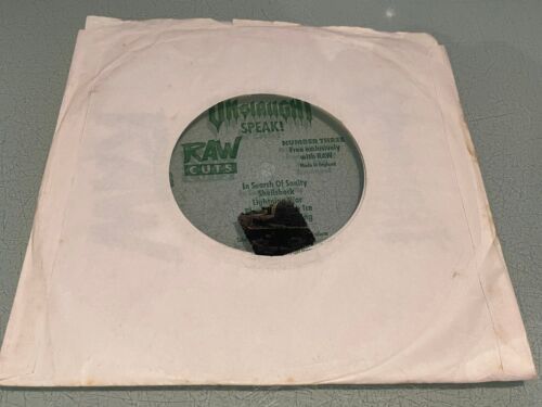 Onslaught Speak! - Record 7&#034; Flexi Disc Single - 1989 FFRR - Given Free with RAW