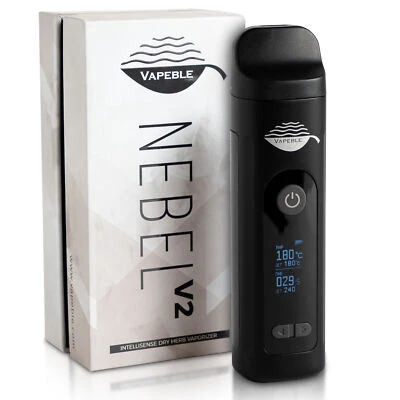 Vapeble Vaporizer Nebel V2 Kräuter Verdampfer DHS Intelisense 2600 mAh Dry Herb