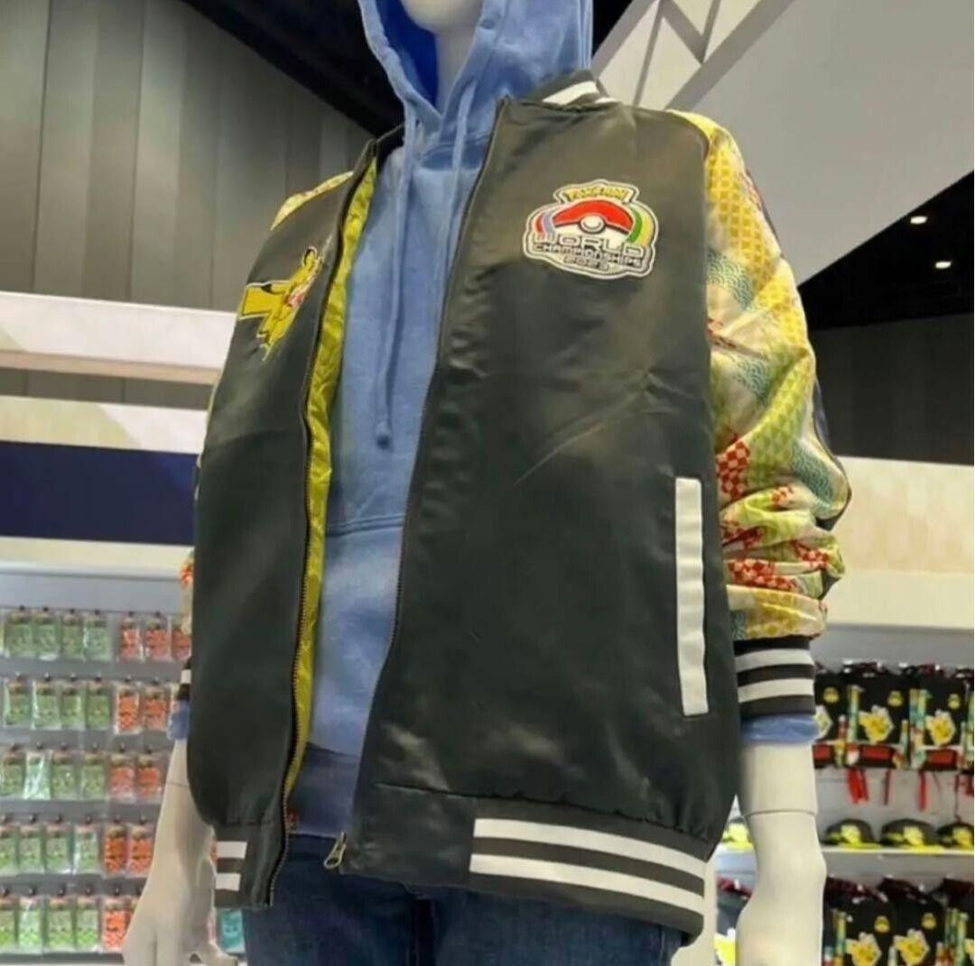 Pokemon World Championships 2023 Pikachu Sukajan Jacket XL Pokemon World Championships 2023 Pikachu Sukajan Jacket XL