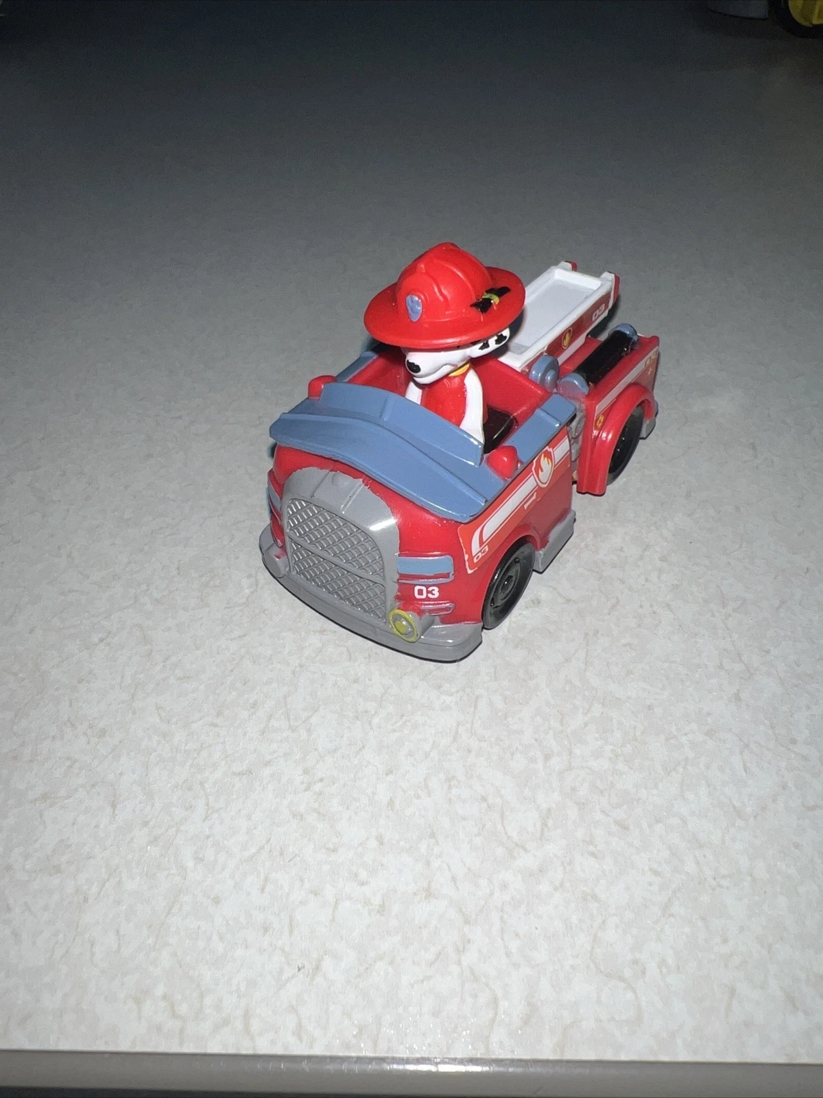 spin-master caminhão de bombeiros marshall brinquedo rescue racers carro de plástico 
