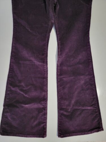 Levis 726 Flare Jeans NEW Womens 30x32 Purple Corduroy High Rise Pants NWT - Picture 2 of 12