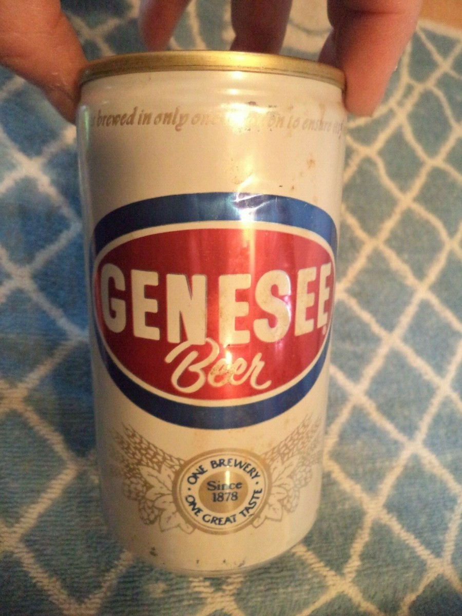 GENESEE 12 OZ ALUMINUM BEER CAN GENESEE BREWING ROCHESTER NY BAR