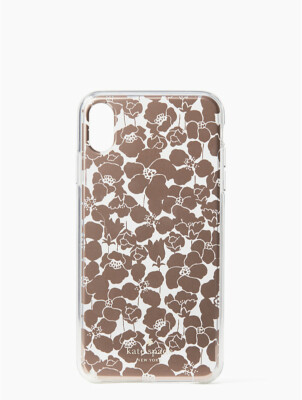 Kate Spade iphone Case floret clear Multi iphone xs max case