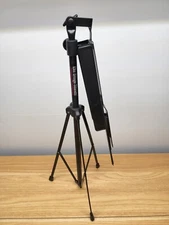 On-Stage Sheet Music Stand (Black) Portable with Case and Adjustable Strap