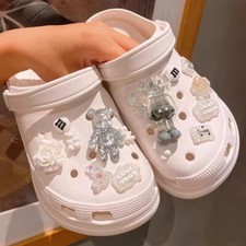 Clear Bear Shoes Charm Set