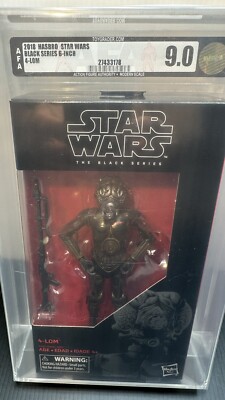 2018 STAR WARS BLACK SERIES 6-INCH 4-LOM AFA 9.0 GRADED MIB