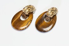 Ciner Gold Plated Tiger s Eye Interchangeable...