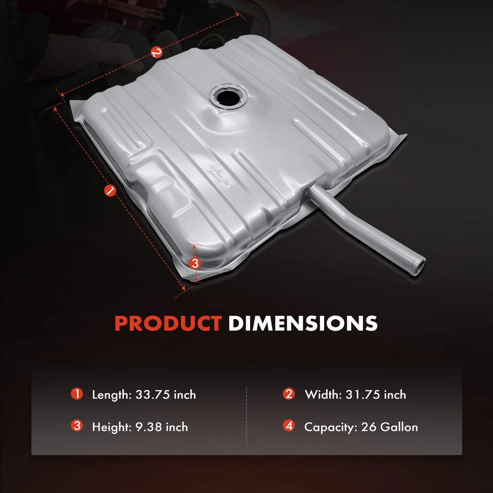 New 1x Fuel Tank for Pontiac Bonneville Catalina 1973-1973 with 26 Gallons Tank - Image 4 of 4