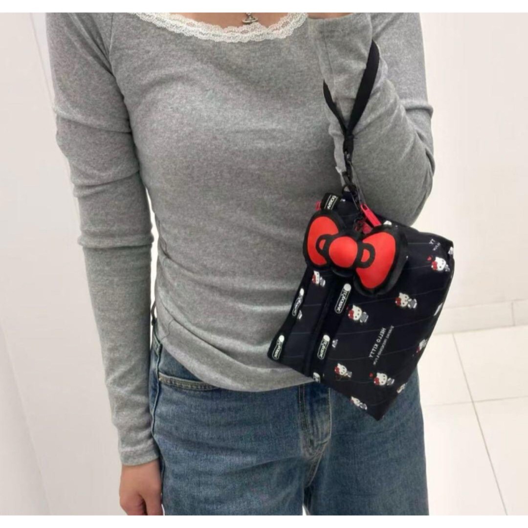 LeSportsac X Hello Kitty 50th Anniversary Cosmetic Clutch 2-Zip